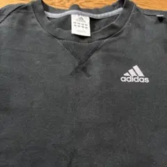 adidas 黒 長袖 トレーナー