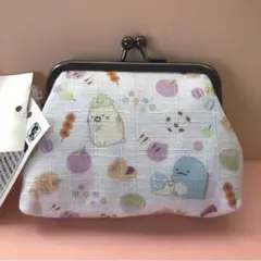 新品未使用　すみっコぐらし　すみっコぐらし庵　2.5寸角がま口