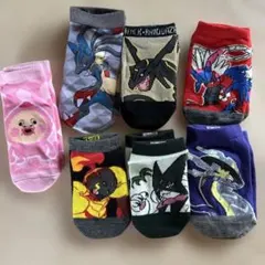 ポケモンキャラクター靴下7足セット