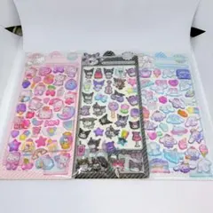 サンリオ ボンボンドロップ ぷっくり3D 立体 シール 3種セット