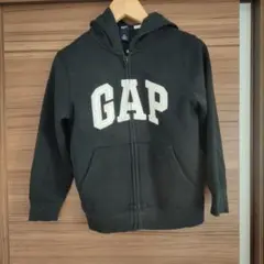 GAP ダークグレー ジップアップパーカー