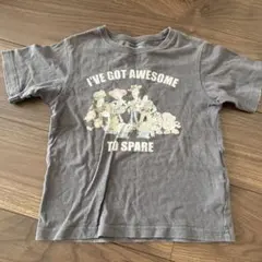 GLOBAL WORK グレー Tシャツ 100