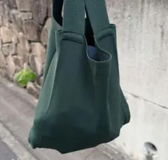 standard products ニットバッグ　グリーンのサムネイル