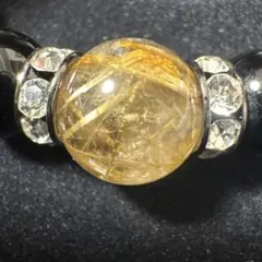 ⭐︎金運をつかむパワーストーンブレスレット⭐︎ルチルクオーツ/ブラックオニキス他