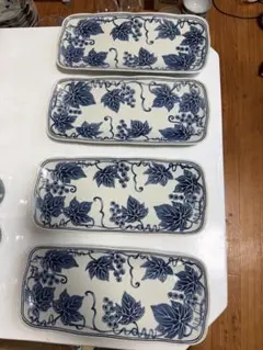 和食器 まとめ売り 14枚セット 2枚 角皿 銘々皿 有田焼 華山 宗右衛門