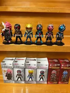 仮面ライダー　ワールドコレクタブルフィギュア　６体 ＋ 未開封１体　まとめ売り