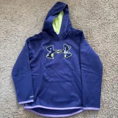 UNDER ARMOUR フード付きパーカー ネイビー