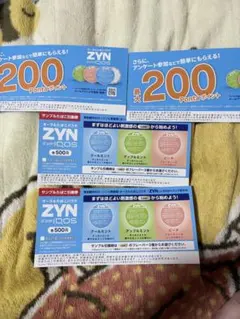 ZYN IQOS サンプル引換券 500円相当
