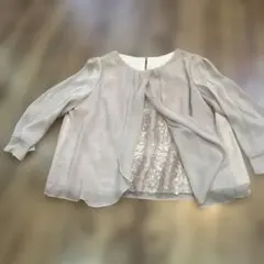 フォーマル入学式 シフォン 長袖シャツ