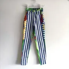 VERSACE JEANS COUTURE 総柄デニムパンツ 27 ヴィンテージのサムネイル