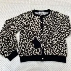 ヒョウ柄カーディガン