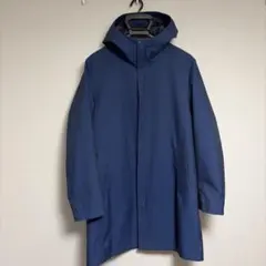 【美品】エディフィス コート フード EDIFICE ブルー Lサイズ