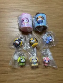 お茶犬　コインシリンダー　キーホルダー