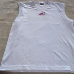 MIZUNO ノースリーブシャツ ホワイト Sサイズ