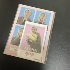 超特急　ハピチャンくじ　E賞　アロハ　ステッカーセット