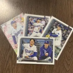 大谷翔平　佐々木　山本　2025 topps 4枚セット