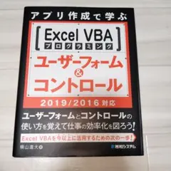 【値下】Excel VBA ユーザーフォーム&コントロール 2019/2016