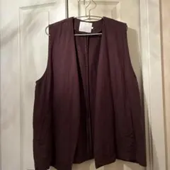 AMERICAN HOLIC ブラウン ベスト Lサイズ