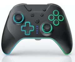 Switch コントローラー 自動連射 背面ボタン4つ付き 4段階振動調整