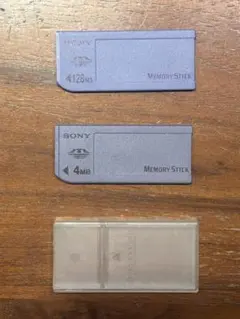 SONY Memory Stick 128MB & 4MB Set - Tested and Working