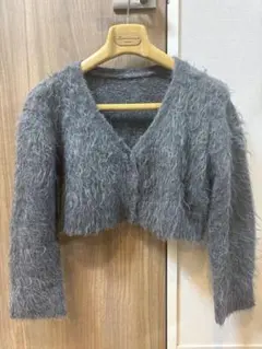 SNIDEL グレー ニットカーディガン ONE SIZE