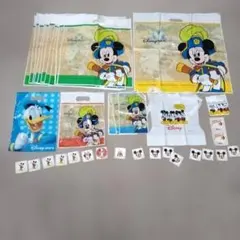 ディズニーシー ショップ袋、赤ちゃん用ビニールスタイ、ステッカー セット