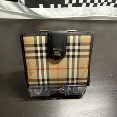 Burberry バーバリー　折財布　財布　ウォレット　ノバチェック　がま口