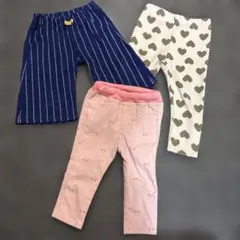 ストライプパンツ ネイビー