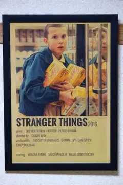 ストレンジャー・シングス 未知の世界　ポスター　額付き