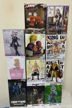 【新品未開封】NARUTO　サスケ　クシナ　キングダム　フィギュア　まとめ売り 新品未開封】NARUTO サスケ クシナ キングダム フィギュア まとめ売り