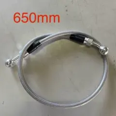 (DO440)ブレーキホース メッシュクリア サイズ：650mm シルバーのサムネイル