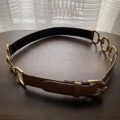 yoshie inaba レザーベルト 78cm ゴールド金具のサムネイル