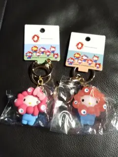 2025大阪関西EXPOミャクミャクキティー キーホルダー 2個セット