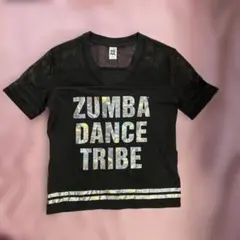 ZUMBA WEAR 半袖 Tシャツ ブラック メッシュのサムネイル