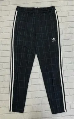 F80 アディダスオリジナルストラックパンツタータンチェック サイズS