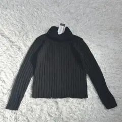 新品タグ付き　魔法少女まどかマギカ 悪魔ほむら タートルネック ニット　黒