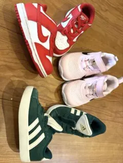 Nike & Adidas キッズスニーカーセット➕おまけ付き