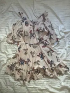 【超美品】ワンピース水着 体型カバー水着 フラワー