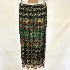 ネパール製 フレアロングスカート