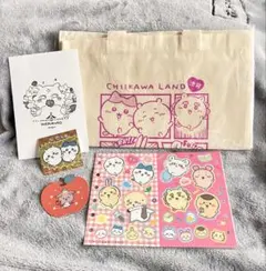 ちいかわらんど　池袋パルコ店　ノベルティ　トートバッグ　ステッカー　シールセット