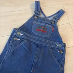 MIKIHOUSE レトロ キッズ デニム オーバーオール サロペット 100