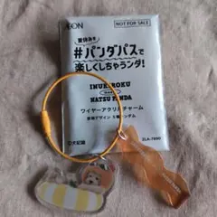 犬記録×AEON ワイヤーアクリルチャーム 夏休みパンダパス