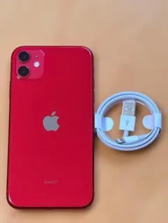 iPhone 11 レッド 128GB バッテリー100% SIMフリー