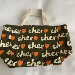 cher トートバッグ ハート柄