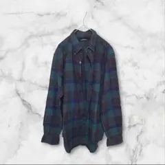 UNITED ARROWS チェック柄 ネルシャツ 長袖BD