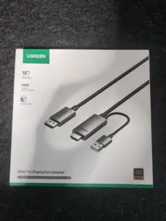UGREEN HDMI to DisplayPort 変換ケーブル 4K60Hz