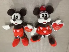 ミッキー＆ミニー バレンタイン ぬいぐるみセット