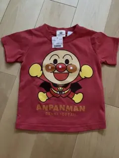 アンパンマン Tシャツ 80cm 赤　半袖　新品　未使用
