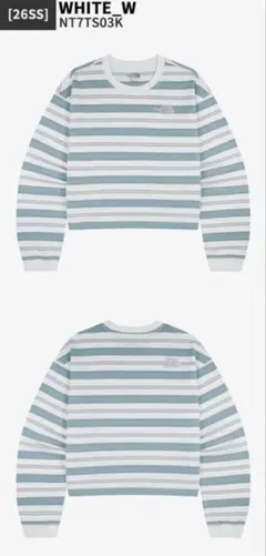 the north face white label ロンT