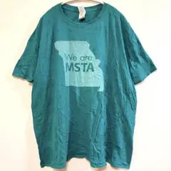ギルダンGILDAN プリントTシャツ 2XL 緑 ストリート グランジ Y2K